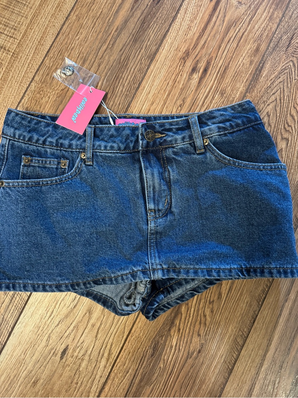 Edikted Denim Microskort